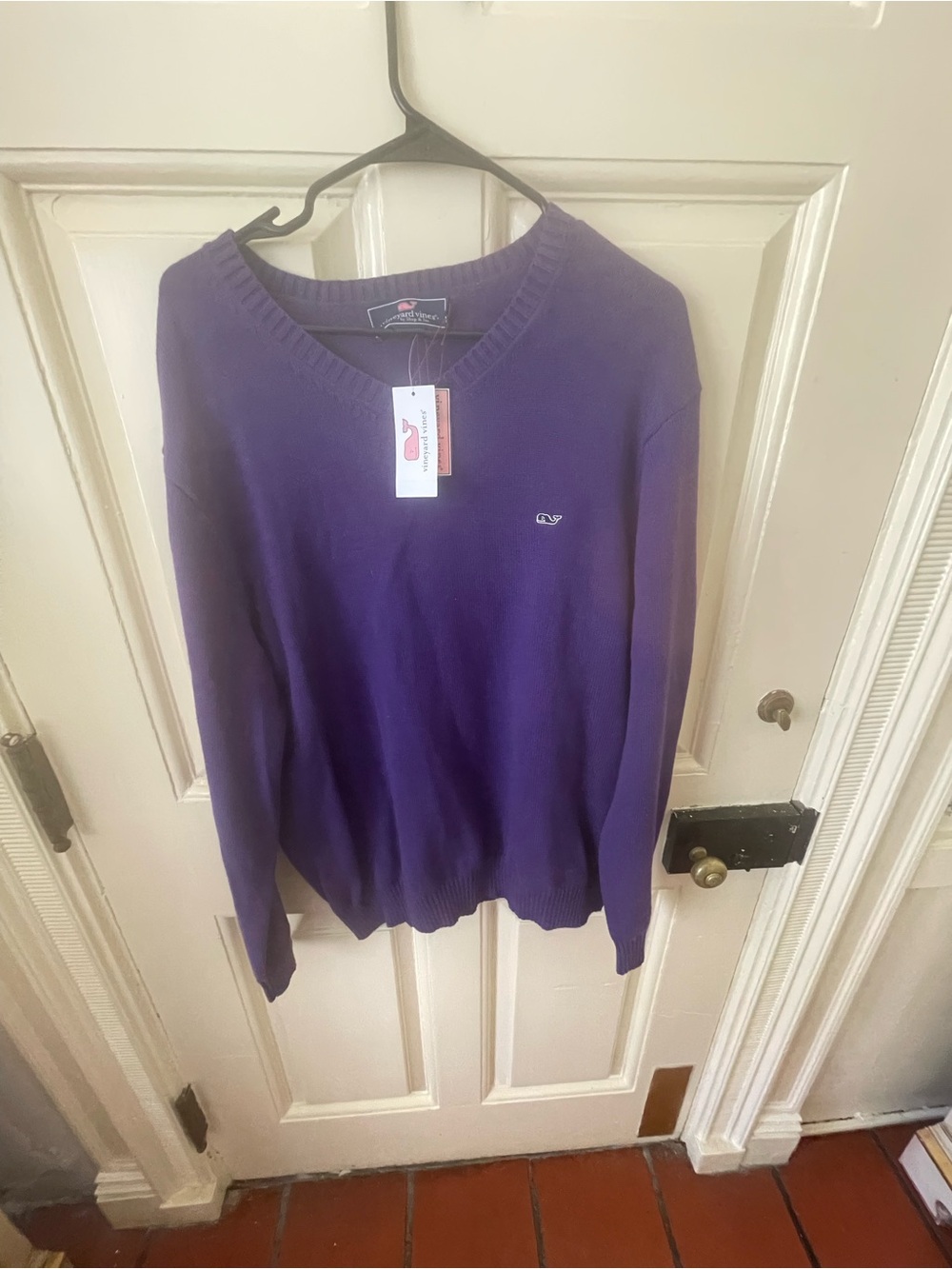 Vineyard Vines Men’s Purple Crewneck Sweater - Picture 2 of 7